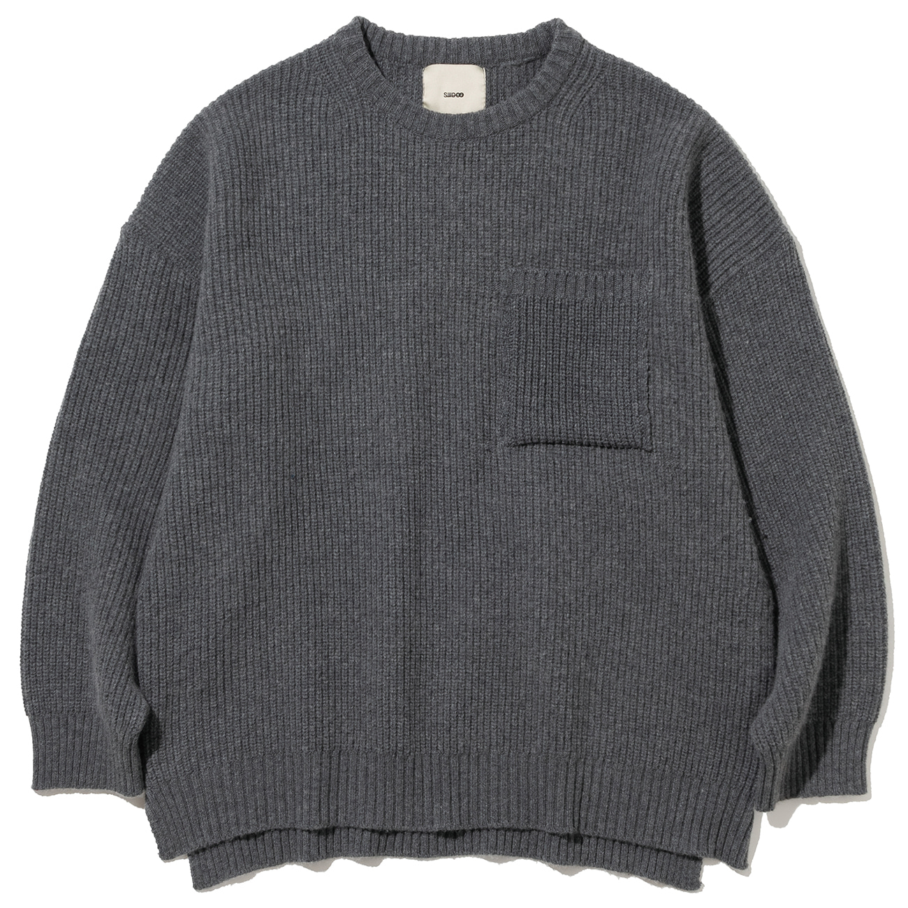 HEAVY WOOL ONE POCKET OVER KNIT #2(2nd restock)