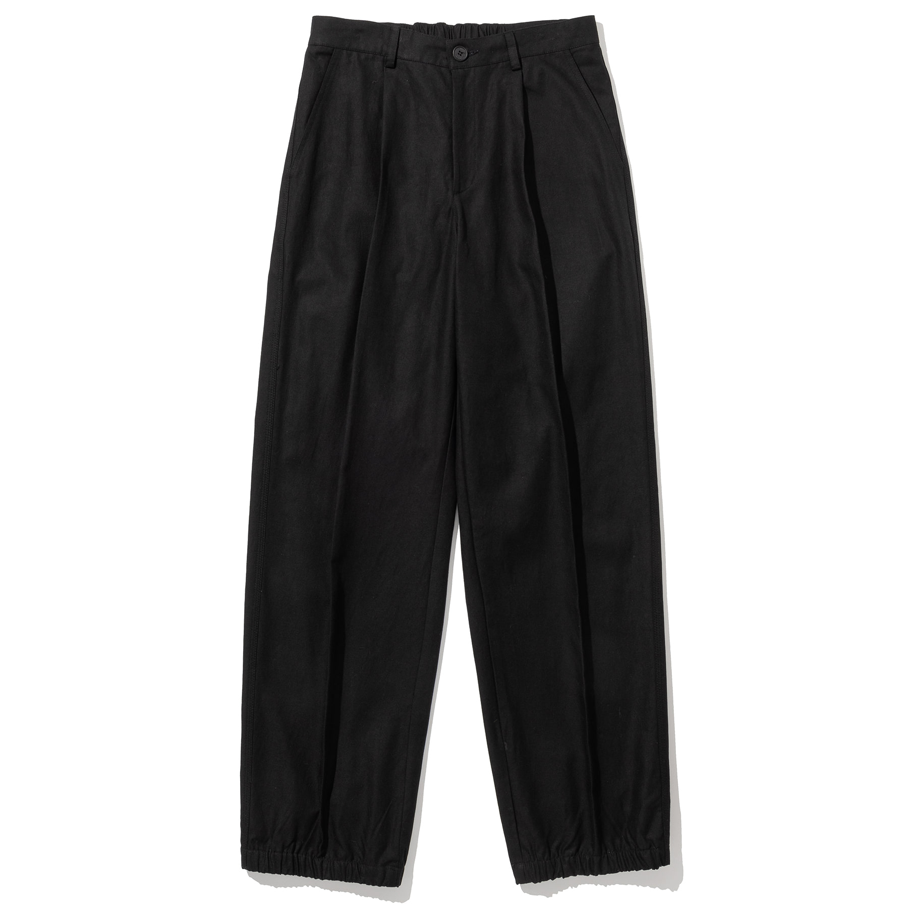 SILKY STRAIGHT ONE TUCK RELAXED JOGGER PANTS #2