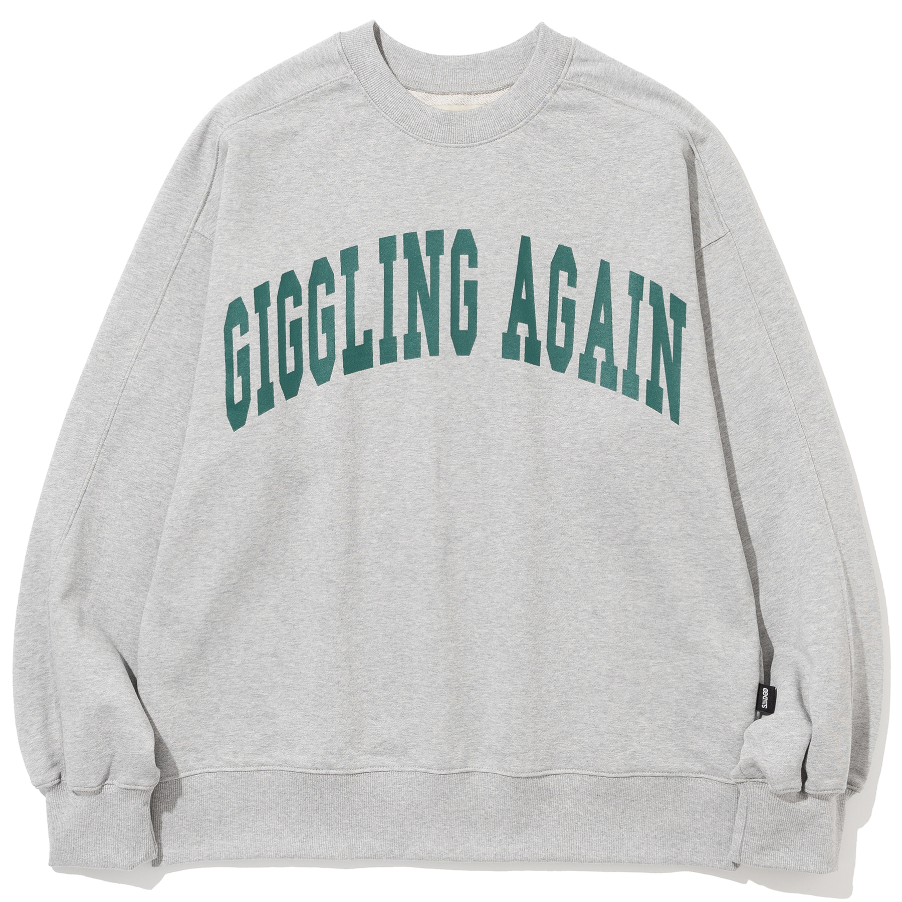 &#039;GIGGLING AGAIN&#039; LETTERING SWEAT SHIRT #1