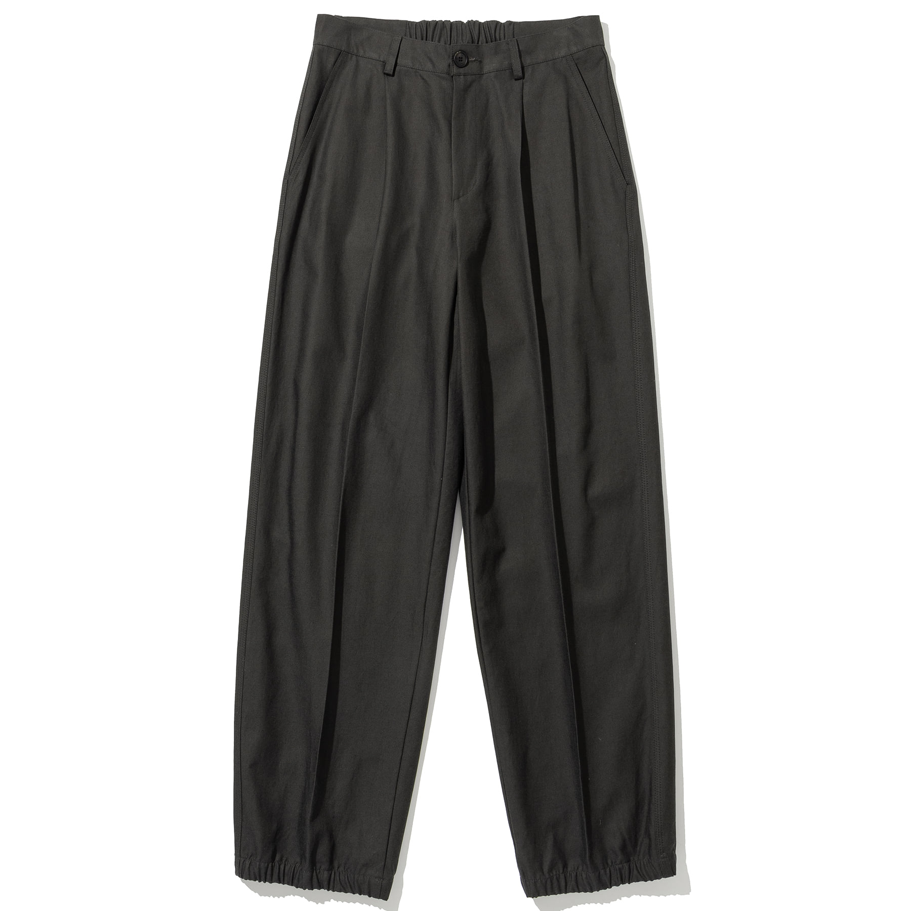 SILKY STRAIGHT ONE TUCK RELAXED JOGGER PANTS #1